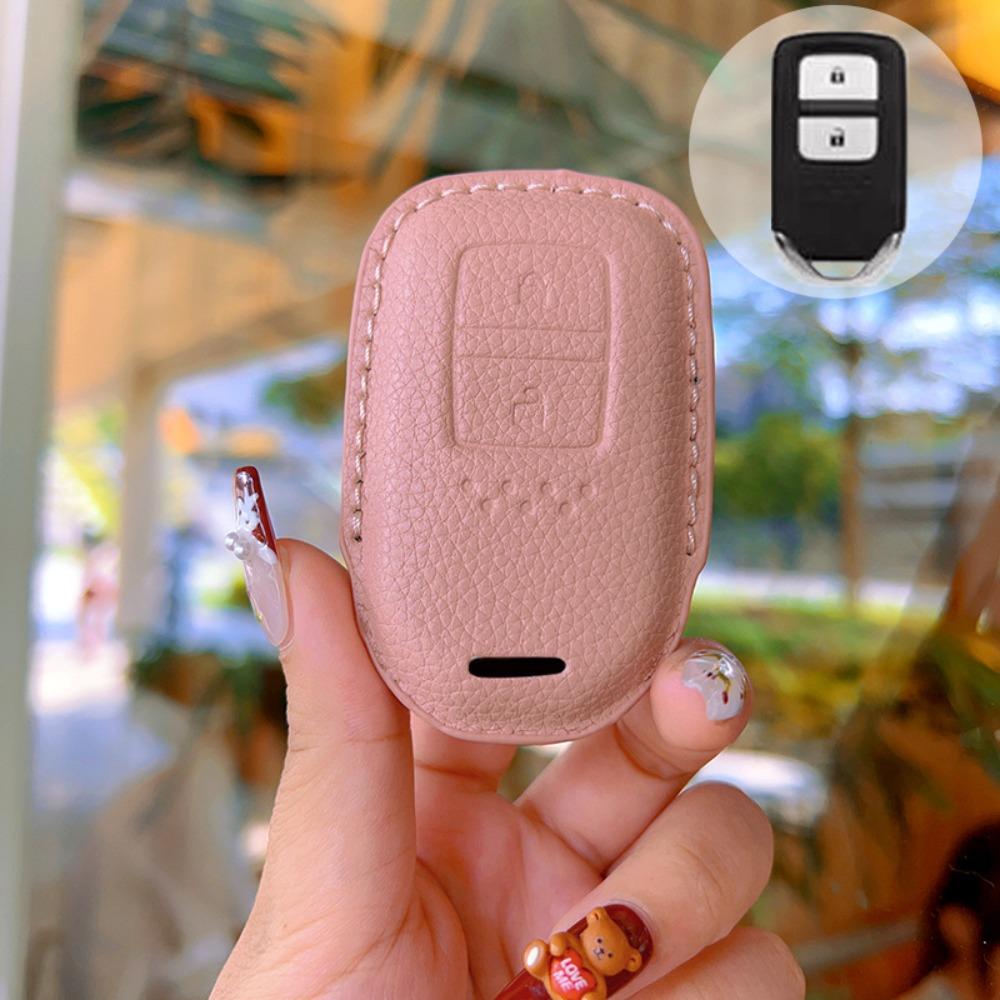Handmade for Honda Accord Key Cover Genuine Leather Civic Key Case Car Accessories