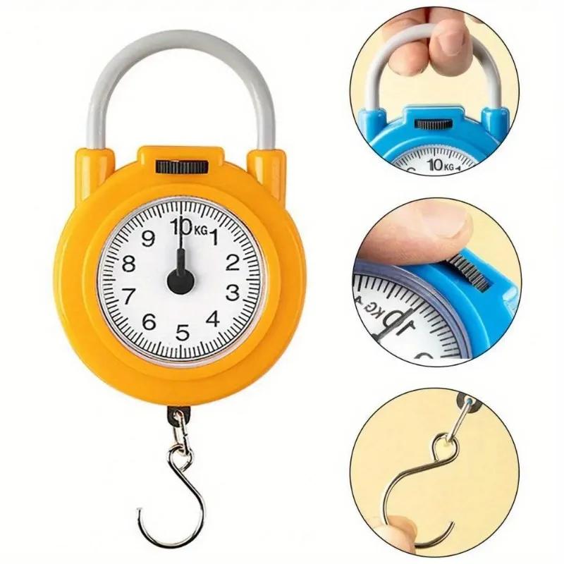 Handheld Hanging Scale High Precision Portable Hanging Digital Scale for Travel Fishing Outdoor Work 10kg Capacity Mechanical
