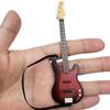 Miniature Guitar Model For Dollhouse 1/12 Scale High Detail Plastic Music Instrument Figurine Dollhouse Decoration