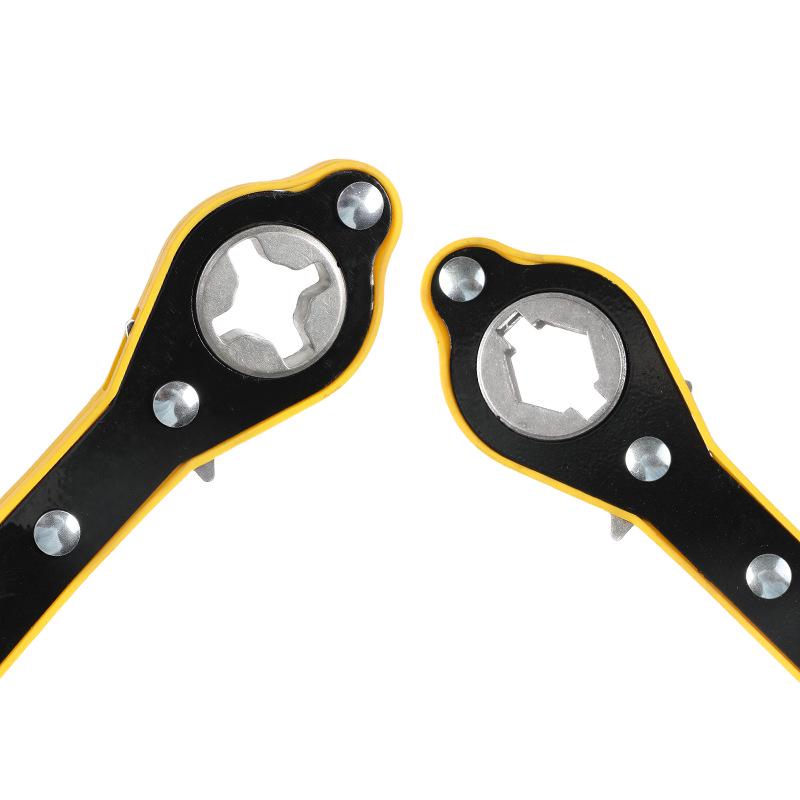 Car Jack Labor-Saving Ratchet Wrench: Scissor Tire Removal Tool for Small Cars