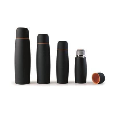 IBILI 745805 Isolierflasche für Flüssigkeiten, Edelstahl, Schwarz, 25 x 7 cm, 25 x 7 x 7 cm