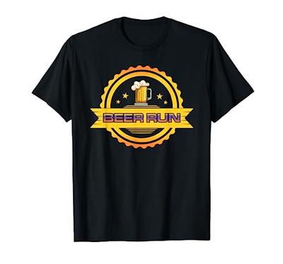 Reto Vintage Beer Run Men's and Women's Alcoholic Drinks T-Shirt