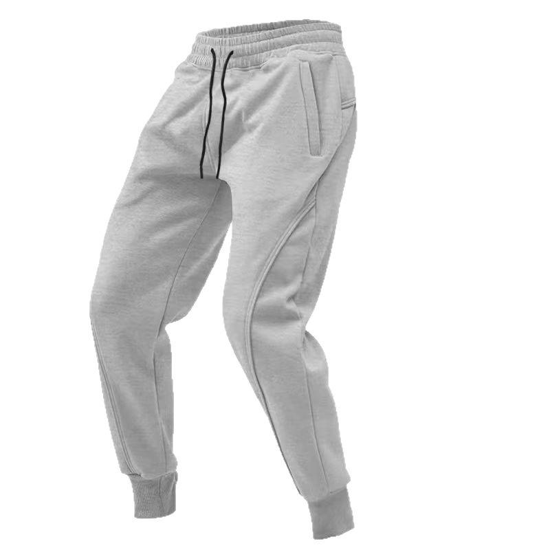 

Xiyin men s trend design casual sports trousers sweatpants XXXL светло-серый