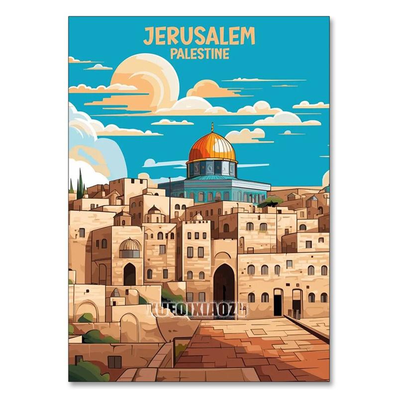 Urban Architecture Diamond Painting Kit London Street View DIY Full Round Mosaic Embroidery Home Decoration for Beginners