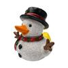 Christmas Duck Statues Animal Figurines Sculptures Desktop Ornament for Bookshelf Home Decors Collectible Figurines
