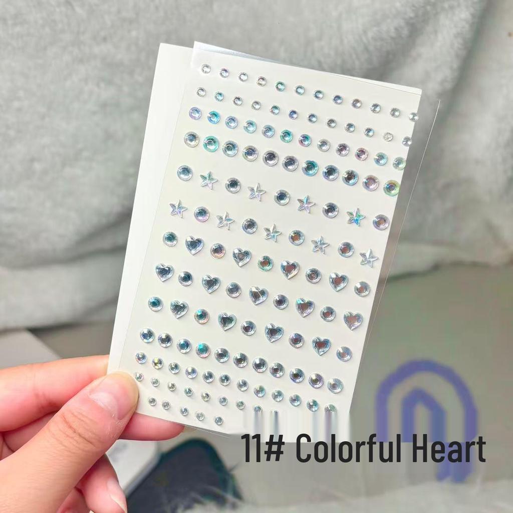 Children's Cartoon Crystal Gem Rhinestone Stickers - Decorative Diamond Decals for Toys & Stage Performance