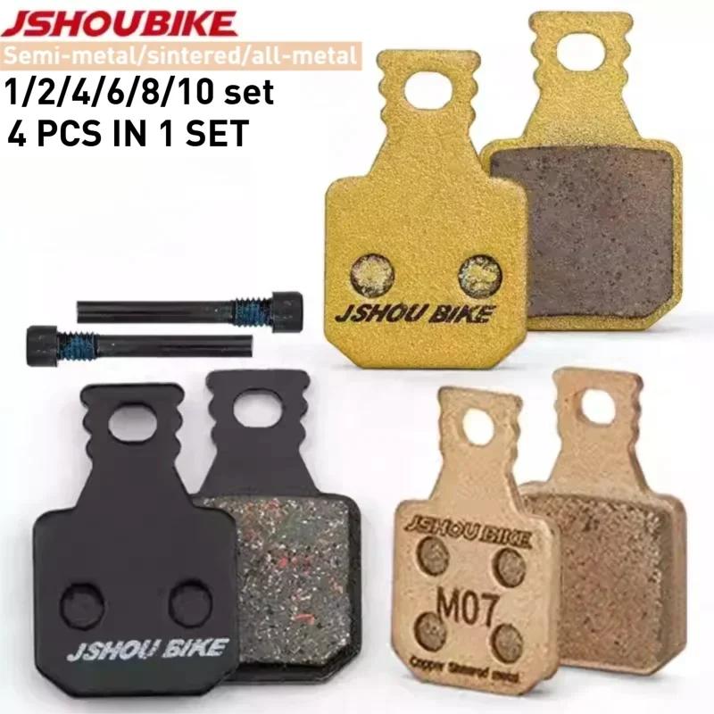 JSHOUBIKE 1/2/4/6/8/10 SET Semi-metal/all-metal/sintered Hydraulic brake pads Kevlar For Magura M5 M7 MT5 MT7 SH901 bike parts