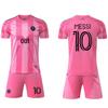 2025-26 Miami Home Pink Messi #10 Soccer Jersey, Kids & Adults Sizes 14-3XL