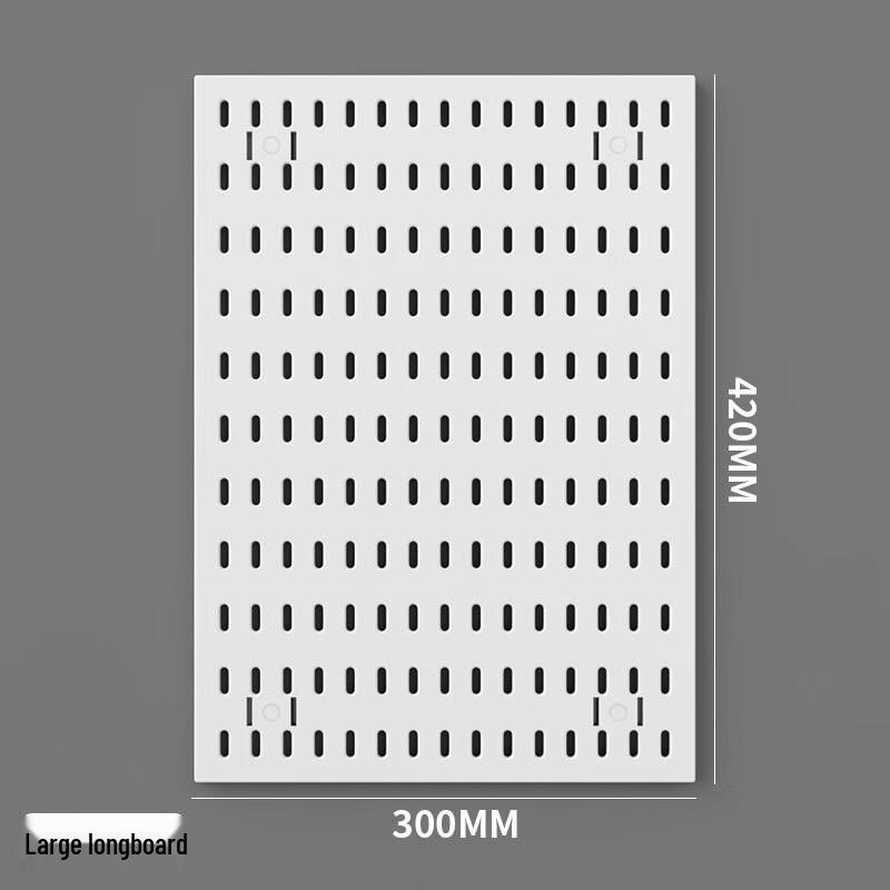 Miling No-Punch Pegboard Wall Storage Rack