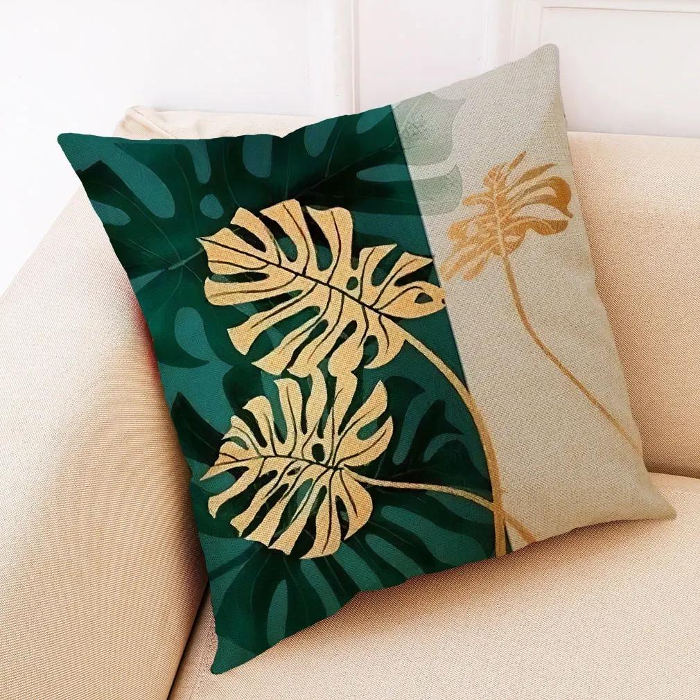 Blumen Kissenbezug Hoga Dekokissen funda cojines 45x45 Kissenbezug Nordisch Überwurf Kissenbezug für Sofa Auto