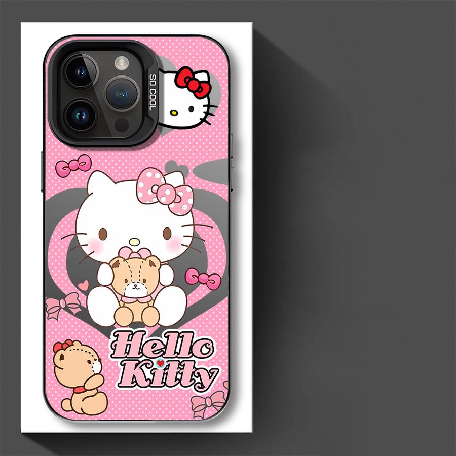 Phone Case for iPhone 14 15 16 Plus 11 12 13 Pro Max 17 Air 16e Soft Cover Cartoon Hello Kitty Cinnamoroll