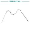 ACROPIX 10 Pcs Motorcycle Fastener Spring Clip Round Headlight Universal Replacement Silver Tone