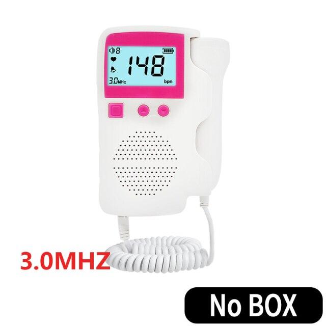 Buy Household Doppler Fetal Portable Pregnant Baby Heart Rate Monitor 2