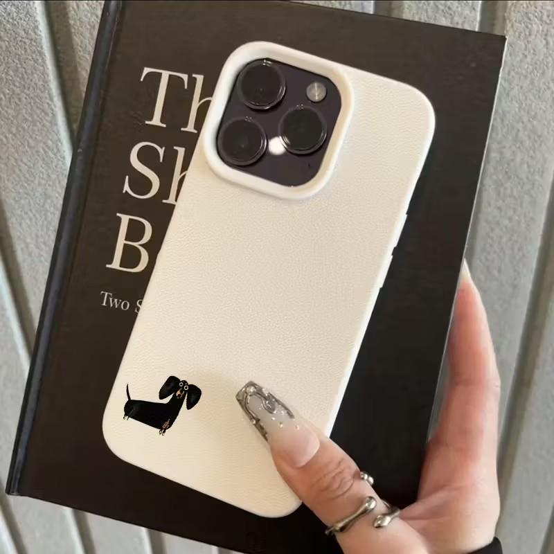 

A Cute Dachshund Pattern Soft Case For iPhone 16 15 14 13 12 11 17 Air Pro Max Phone Cover For iPhone 16E Soft Silicone Cover iphone 11 Pro
