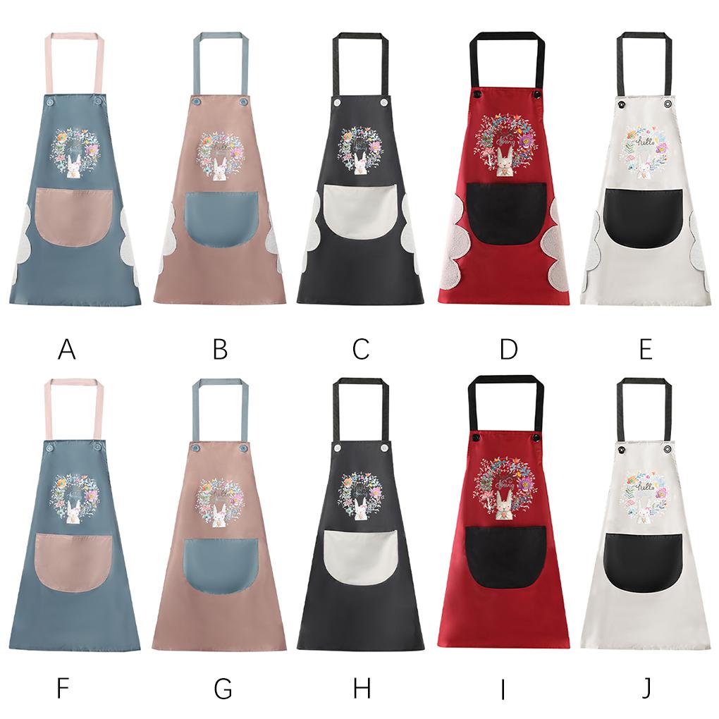 Zástěra PVC Nastavitelná Náprsenka Bez rukávů Domácí Vaření Zástěra Kuchyňský doplněk