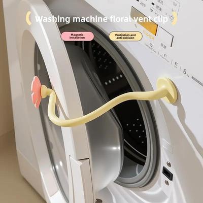 Flower Drum Washing Machine Magnetic Ventilation Snap-on Door Stop Limiter Ventilation Anti-collision Bracket Flexible Support Rod