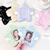 PVC 3 Inch Card Holder With Keychain Plus Size Photocard Holder Kpop Idol Card Display Idol Photo Holder Collection Display