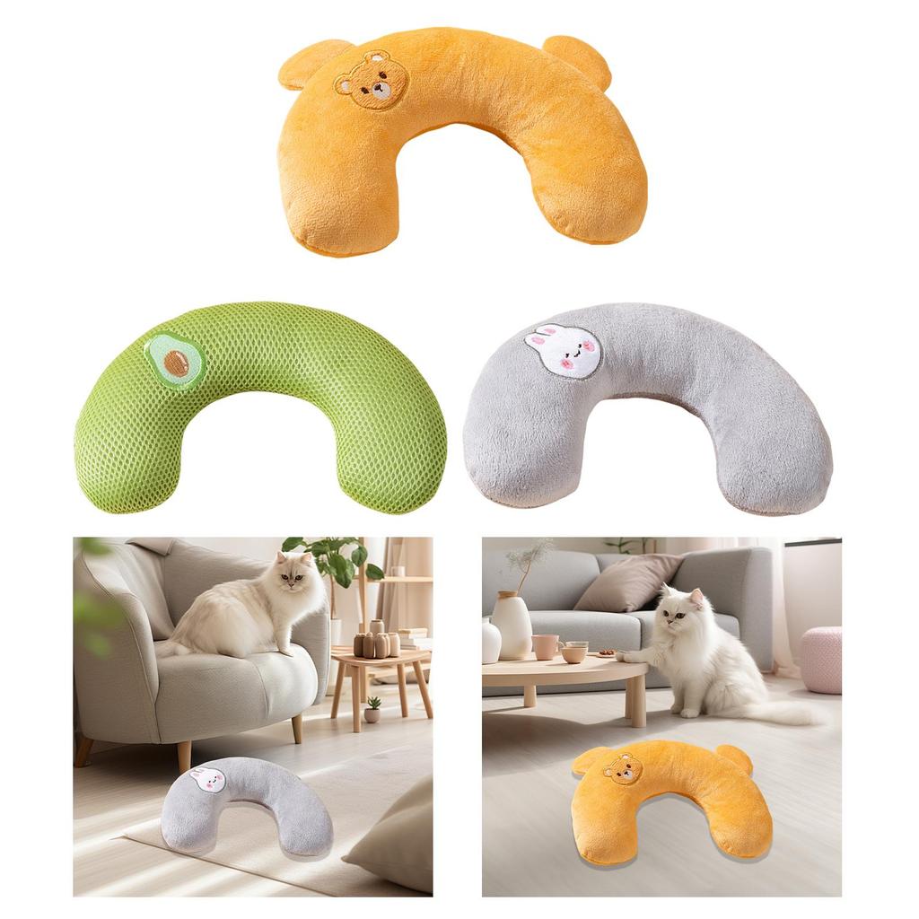 Pillow for Cats Comfortable Machine Washable Sleep Pillow Animal Pillow Dog Neck Pillow for Small Dog Kitten Rabbit Puppy Cat
