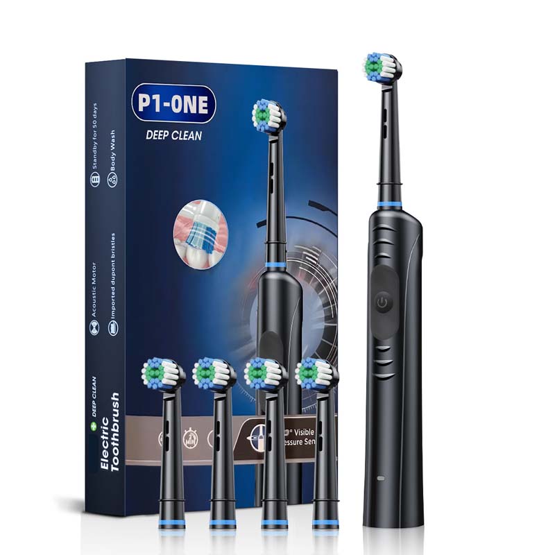 Electric toothbrush, adult rechargeable fully automatic smart toothbrush, deep cleaning teeth cleaner