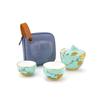 Margotlonte Chinese Landscape Portable Ceramic Tea Set