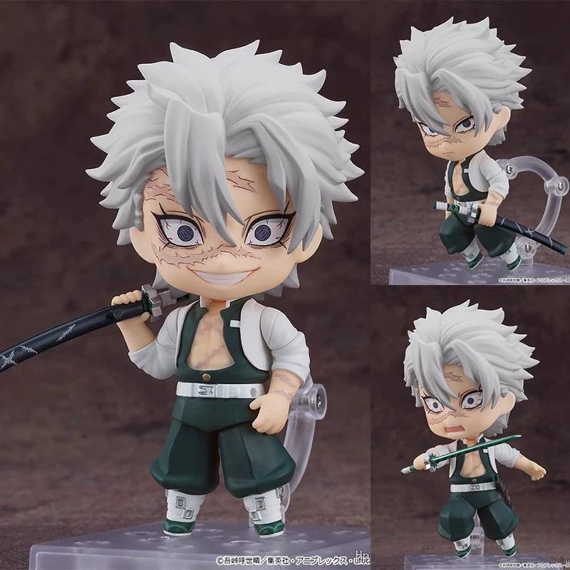 Demon Slayer Nendoroid Action Figures Tanjiro Kamado Nezuko Shinobu Kocho Mitsuri Kanroji Dolls Anime Fans Collectible Present