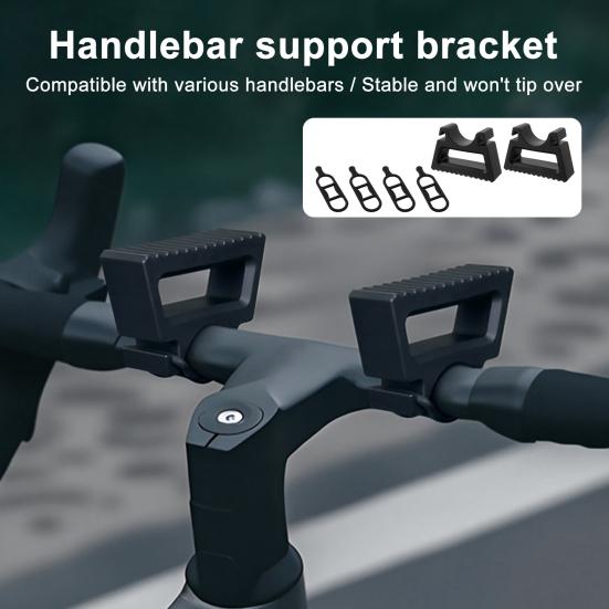 2 szt. Szosowy Rower Górski Wspornik Kierownicy Wytrzymały Odwrócony Uchwyt Kierownicy do Parkowania