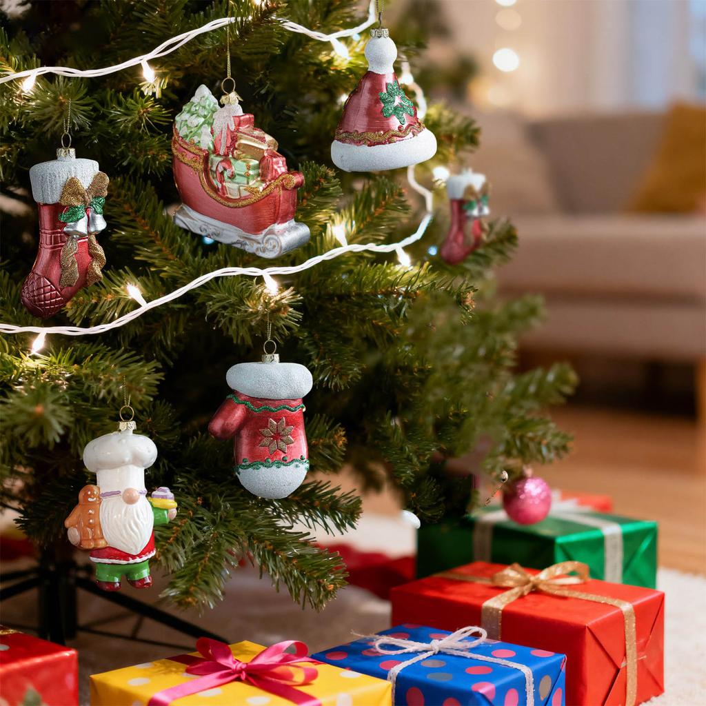 3D Christmas Colorful Gift Christmas Tree Home Living Room Holiday Decoration Props