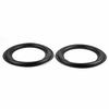 4 stuks 6 inch Rubberen Luidsprekerrand Slijtvast Geperforeerde Subwoofer Schuimrandringen voor Luidsprekerreparatie DIY