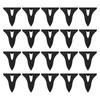 20Pcs 30/33/35/mm Solar Panel Water Drainage Clips Photovoltaic Modules Cleaning Clips For Solar Panel Water Drain Clamps