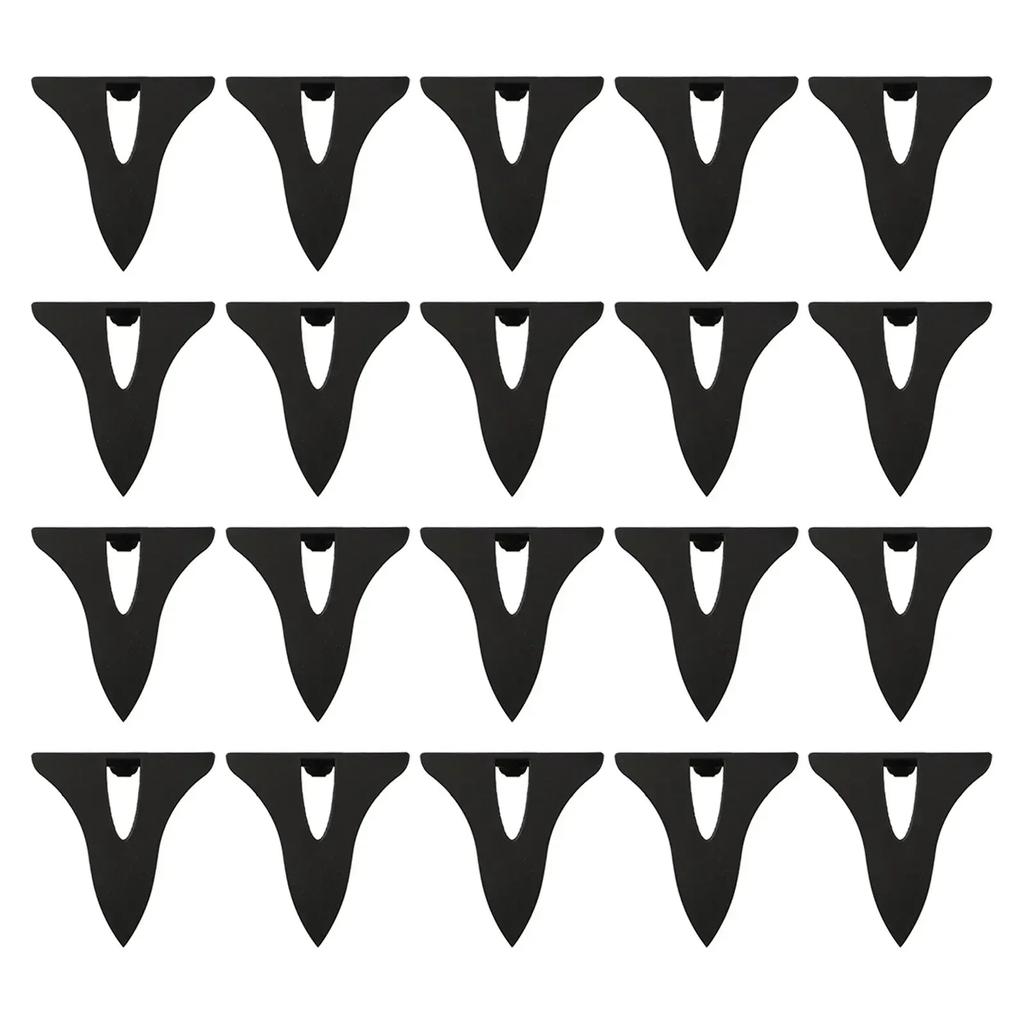 20Pcs 30/33/35/mm Solar Panel Water Drainage Clips Photovoltaic Modules Cleaning Clips For Solar Panel Water Drain Clamps
