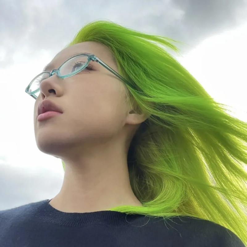 Retro Blue Green Oval Small Frame Glasses Frame Women'S Anti Blue Light Glasses New Fashion  Style Eyeglasses Frame