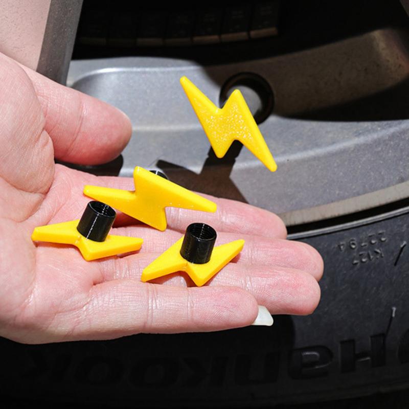 4Pcs  Valve Cap Tire Valve Stem Caps - Universal Accessories For Cars Suvs Bikes Trucks Motorcycles
