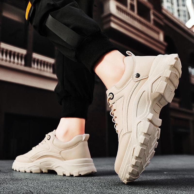 Модные осенние ботинки Martin с высоким берцем универсальные британские спортивные и повседневные рабочие ботинки 44 2498₽