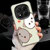 Cartoon Cute Peach Goma Shockproof Phone Case for Xiaomi Redmi Note 15 14 13 12 Pro Plus 11 11S 11T 5G Cover Anti Fall Fundas