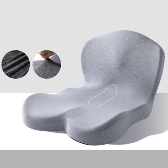 Seat with Sciatica Back Support Memory Cushion Relief Cushion with Backrest