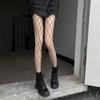 Fishnet Stockings for Sexy Girls, Hollow-out Sexy Dark Style Women's Black Pantyhose, Dark Slimming Stockings
