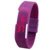 Men Women Fashion Silicone Red LED Sports Bracelet Touch Digital Wrist Watch