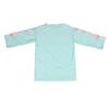 Women Tops Round Neck Long Sleeve Loose Fit Tee Shirt 3D Flower Printing Faux Pearls Decor Pullover Tops Casual Office Wear