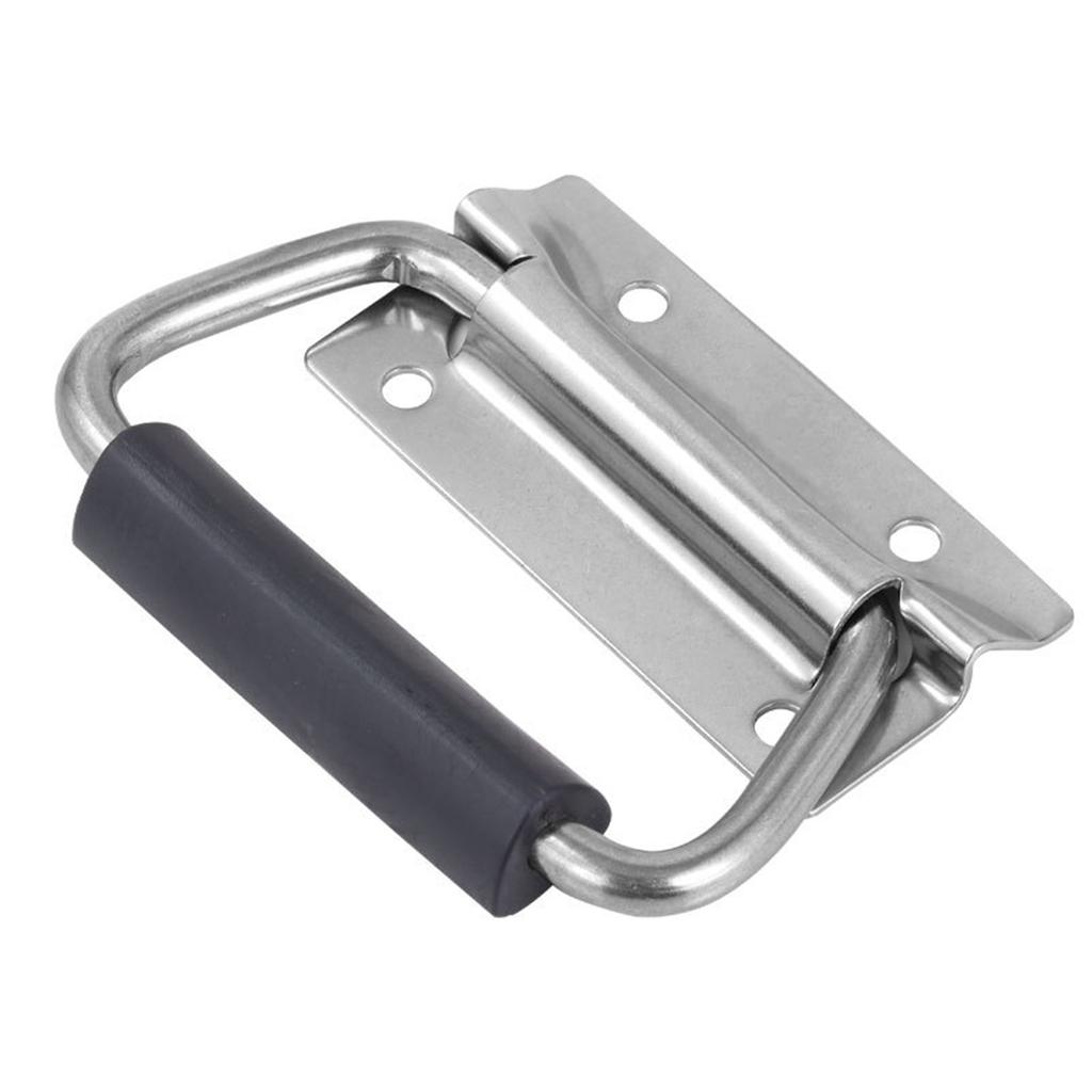 304 Stainless Steel Folding Handle Wood Box Handle Industrial Electric Cabinet Door Air Box Tool Equipment Box Handle