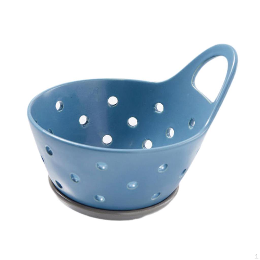 Fruktskål Dørslag Dreneringsbolle Sil for Benkeplate Grønnsak Hjem