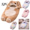 Sacco nanna caldo con coniglio in peluche a busta per bambini, Sacco nanna coniglietto invernale, Morbido sacco nanna per bambini e bambine