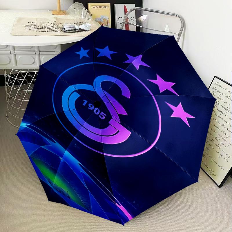 Galatasaray Crest Glory Umbrella Folding umbrella, automatic umbrella 8-Frame for Travel, camping Use Gift for Halloween Christmas