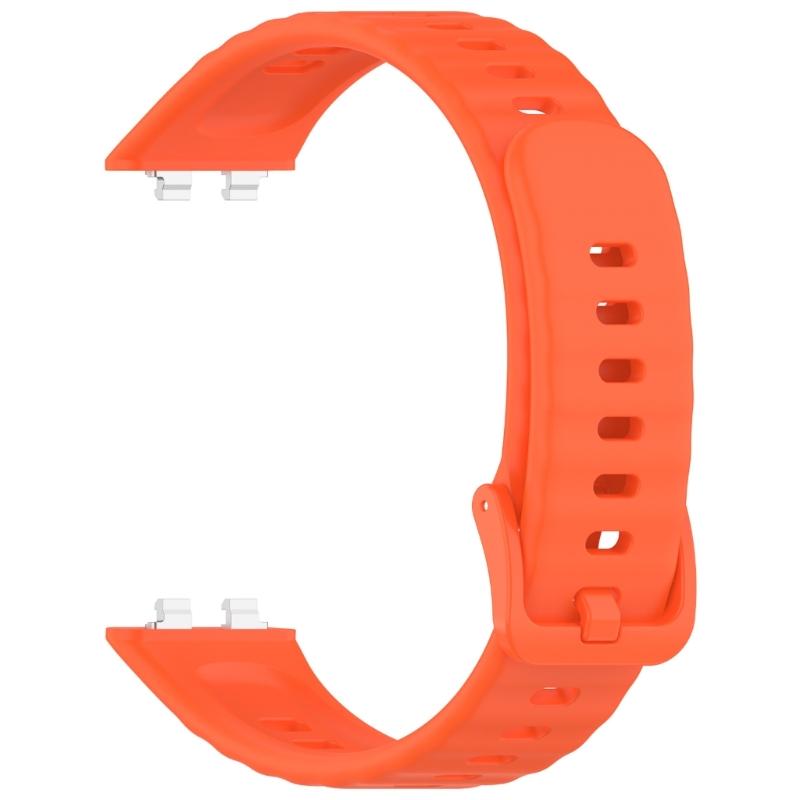 Watch Straps Bracelets Washable Suitable For Activity Monitor Devices Trendy Textured Flexible Silicone Sports Wristband