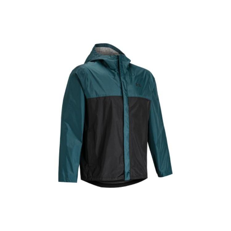 Under Armour Stormproof Cloudstrike 2.0 Jacket  Black Teal  Men s 1374644-716 XXXL