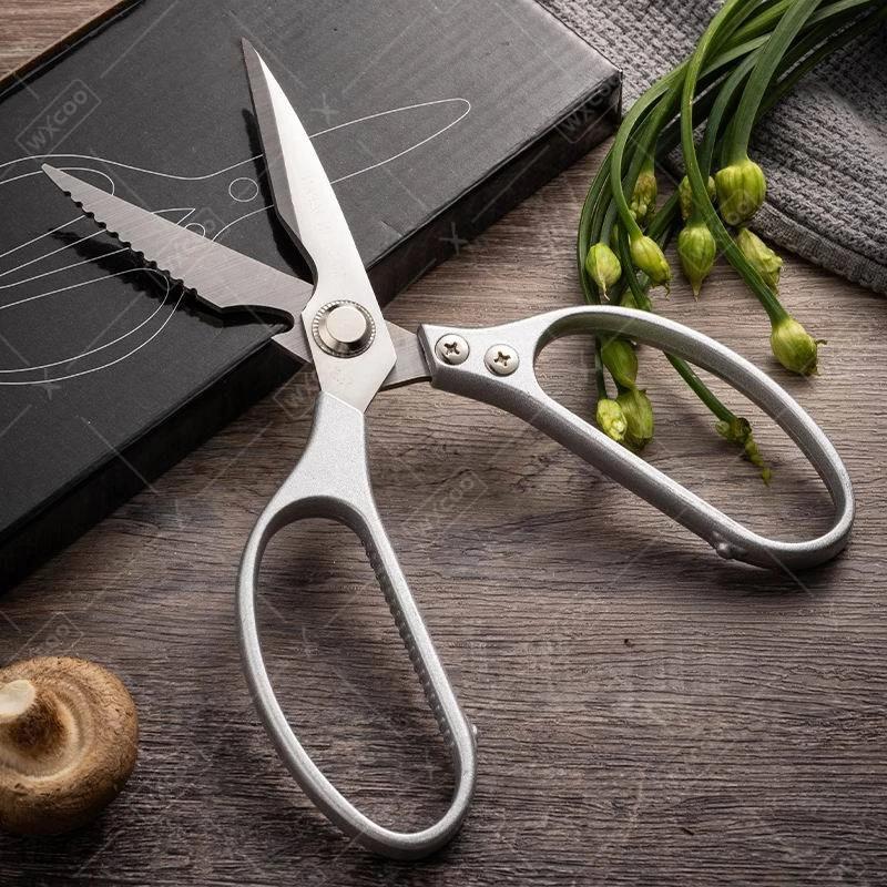 Cuchillo de Cocina de Acero Inoxidable Tijeras Multifuncionales para Alimentos Tijeras para Huesos de Pollo Cuchillo para Matar Pescado Cuchillo para Carne para Barbacoa