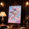 DIY Diamond Art Pearl Painting Kit for Adults,  Lizard Special Shaped Pearl Art Painting Wall for Home Office Decor Handmade Gift