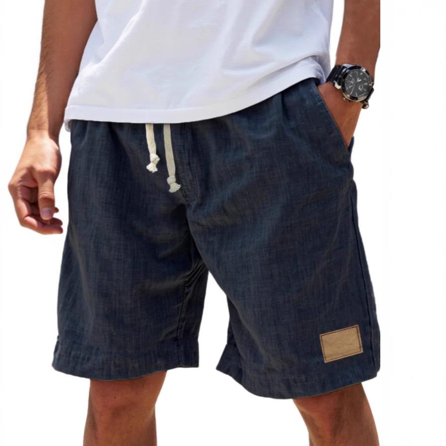 New Arrival Men's Retro Breathable Linen Loose Holiday Shorts Fashion Casual Shorts