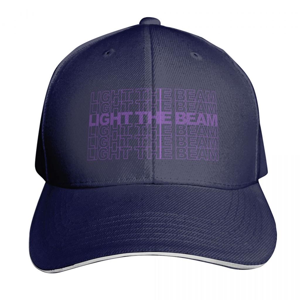 Light the Beam Basketball Retro Design Baseball Cap Fashion Beach Derby Hat New Hat Thermal Visor FeUnisex Unisexs
