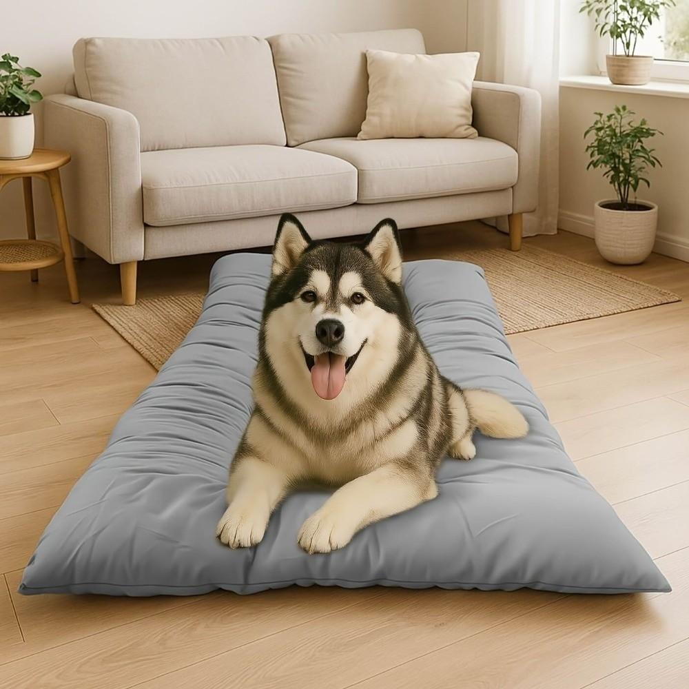 Crate Mat Breathable Dog Sleeping Bed Anti Slip Bottom Ice Feel Dog Sofa Bed Super Soft Washable Cooling Pad Summer Use