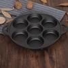 Non-Stick 7 Hole Omelette Pan Efficient Kitchen Frying Pan Multipurpose Fried Eggs Pot  Meatloaf